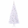 Sapin de Noël artificiel avec 300 LED Blanc 210 cm PVC et Acier 547492547492