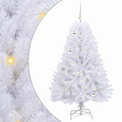 Sapin de Noël Artificiel à Branches Articulées Blanc 150 cm 547493547493