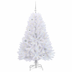 Sapin de Noël Artificiel à Branches Articulées Blanc 150 cm 547493547493