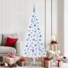 Sapin de Noël artificiel avec 300 LED Blanc 180 cm PVC et Acier 547494547494