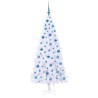 Sapin de Noël artificiel avec 300 LED Blanc 180 cm PVC et Acier 547494547494