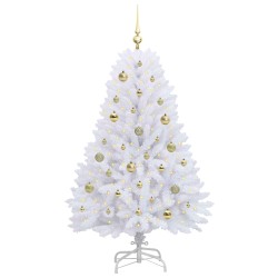 Sapin de Noël Artificiel à Branches Articulées Blanc 150 cm 547497547497