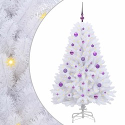Sapin de Noël Artificiel à Branches Articulées Blanc 150 cm 547498547498