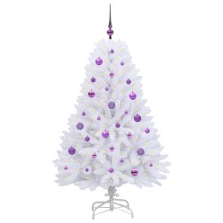 Sapin de Noël Artificiel à Branches Articulées Blanc 150 cm 547498547498