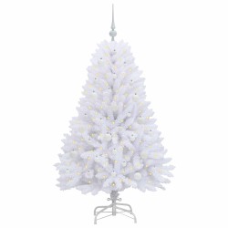 Sapin de Noël Artificiel à Branches Articulées Blanc 150 cm 547500547500