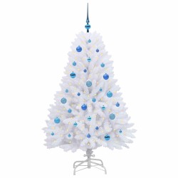 Sapin de Noël Artificiel à Branches Articulées Blanc 150 cm 547501547501