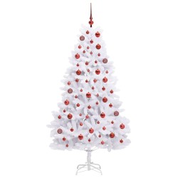 Sapin de Noël Artificiel à Branches Articulées Blanc 180 cm 547502547502