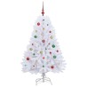 Sapin de Noël Artificiel à Branches Articulées Blanc 150 cm 547504547504