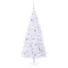 Sapin de Noël artificiel avec 300 LED Blanc 180 cm PVC et Acier 547505547505