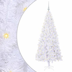 Sapin de Noël artificiel avec 300 LED Blanc 180 cm PVC et Acier 547506547506