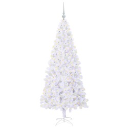 Sapin de Noël artificiel avec 300 LED Blanc 180 cm PVC et Acier 547506547506