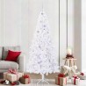 Sapin de Noël artificiel avec 300 LED Blanc 210 cm PVC et Acier 547508547508