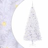 Sapin de Noël artificiel avec 300 LED Blanc 210 cm PVC et Acier 547508547508