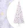 Sapin de Noël artificiel avec 300 LED Blanc 240 cm PVC et Acier 547511547511