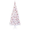 Sapin de Noël artificiel avec 300 LED Blanc 210 cm PVC et Acier 547515547515