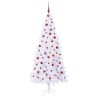 Sapin de Noël artificiel avec 300 LED Blanc 210 cm PVC et Acier 547515547515