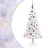 Sapin de Noël artificiel avec 150 LED Blanc 150 cm PVC et Acier 547517547517