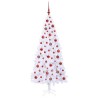 Sapin de Noël artificiel avec 300 LED Blanc 180 cm PVC et Acier 547518547518
