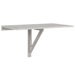 Table murale pliable Gris béton 100x60x56 cm Bois d'ingénierie 547536547536