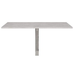 Table murale pliable Gris béton 100x60x56 cm Bois d'ingénierie 547536547536