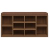Banc à chaussures Chêne marron 103x30x48 cm Bois d'ingénierie 547539547539