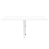 Table murale pliable Blanc brillant 100x60x56cm Bois ingénierie 547543547543