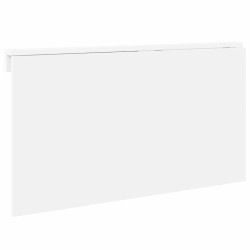 Table murale pliable Blanc brillant 100x60x56cm Bois ingénierie 547543547543