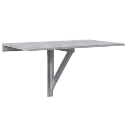 Table murale pliable Sonoma gris 100x60x56 cm Bois d'ingénierie 547544547544
