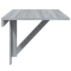 Table murale pliable Sonoma gris 100x60x56 cm Bois d'ingénierie 547544547544
