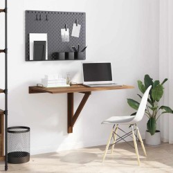 Table murale pliable Chêne marron 100x60x56cm Bois d'ingénierie 547545547545