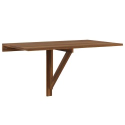 Table murale pliable Chêne marron 100x60x56cm Bois d'ingénierie 547545547545