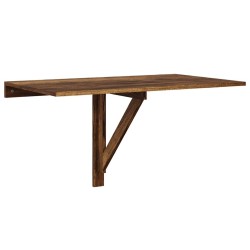 Table murale pliable Chêne fumé 100x60x56 cm Bois d'ingénierie 547546547546