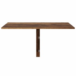 Table murale pliable Chêne fumé 100x60x56 cm Bois d'ingénierie 547546547546