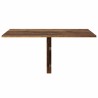 Table murale pliable Chêne fumé 100x60x56 cm Bois d'ingénierie 547546547546