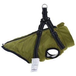 Manteau pour chien Vert armée L40 Fleece et Polyester 547551547551