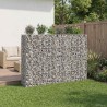 Lit surélevé gabion 3 pcs Argenté 250 x 50 x 150 cm 547563547563