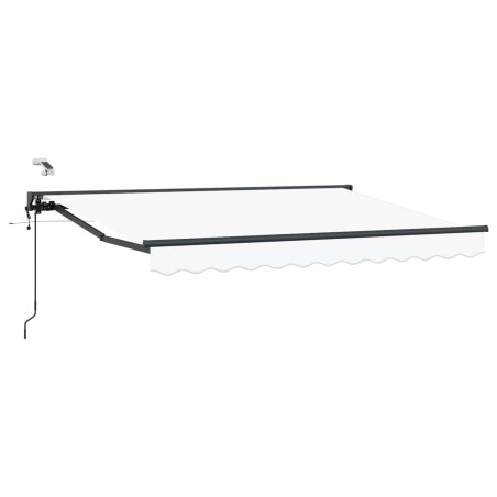 Auvent rétractable électrique Blanc 3 x 2,5 m 547576547576