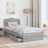 Cadre de lit Gris Sonoma 90 x 200 cm Bois Ingénierie 547600547600