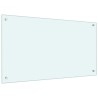 Crédence de cuisine 2 pcs Blanc 90 x 50 cm verre trempé 547619547619