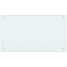 Crédence de cuisine 2 pcs Blanc 90 x 50 cm verre trempé 547619547619