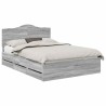 Cadre de lit Gris Sonoma 160 x 200 cm Bois Ingénierie 547685547685