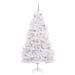 Sapin de Noël Artificiel à Branches Articulées Blanc 180 cm 547809547809
