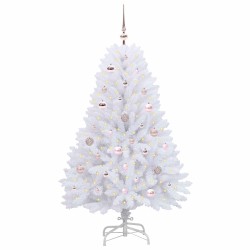 Sapin de Noël Artificiel à Branches Articulées Blanc 150 cm 547810547810