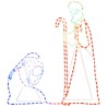 Figurine de Noël Marie et Joseph avec 264 LED 40x55 et 38x100cm 547811547811