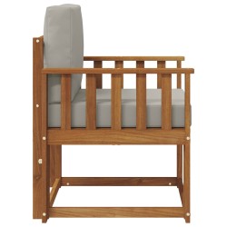 Canapé d’extérieur Bois d'acacia massif et polyester 547820547820