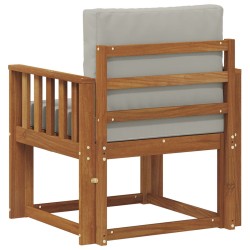 Canapé d’extérieur Bois d'acacia massif et polyester 547820547820