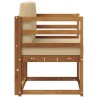 Canapé d’extérieur Bois d'acacia massif et polyester Naturel 547824547824