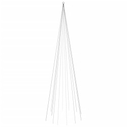 Sapin de Noël sur mât de drapeau 732 LED Colorées 500 cm 547825547825