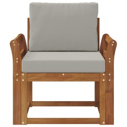 Canapé d’extérieur Bois d'acacia massif et polyester 547832547832