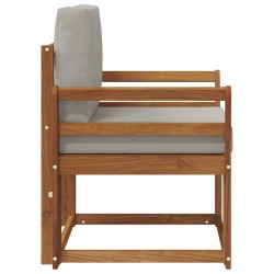 Canapé d’extérieur Bois d'acacia massif et polyester 547832547832